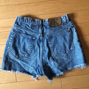 VINTAGE Calvin Klein denim shorts